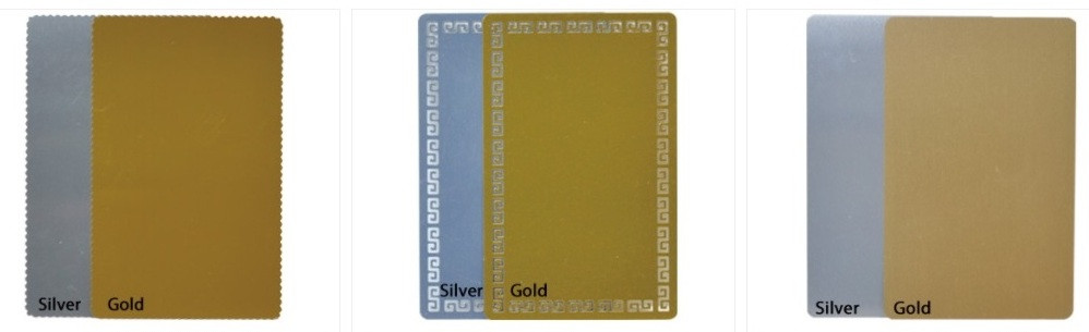 Бизнес визитка под сублимацию. Версаче ( золото,серебро,белый), фото 1