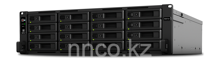 Synology RS18017xs+  12xHDD 2U NAS-сервер, SAS HDD, SSD кэш, 2 блока питания (до 180-х HDD модуль RX1217sas), фото 1