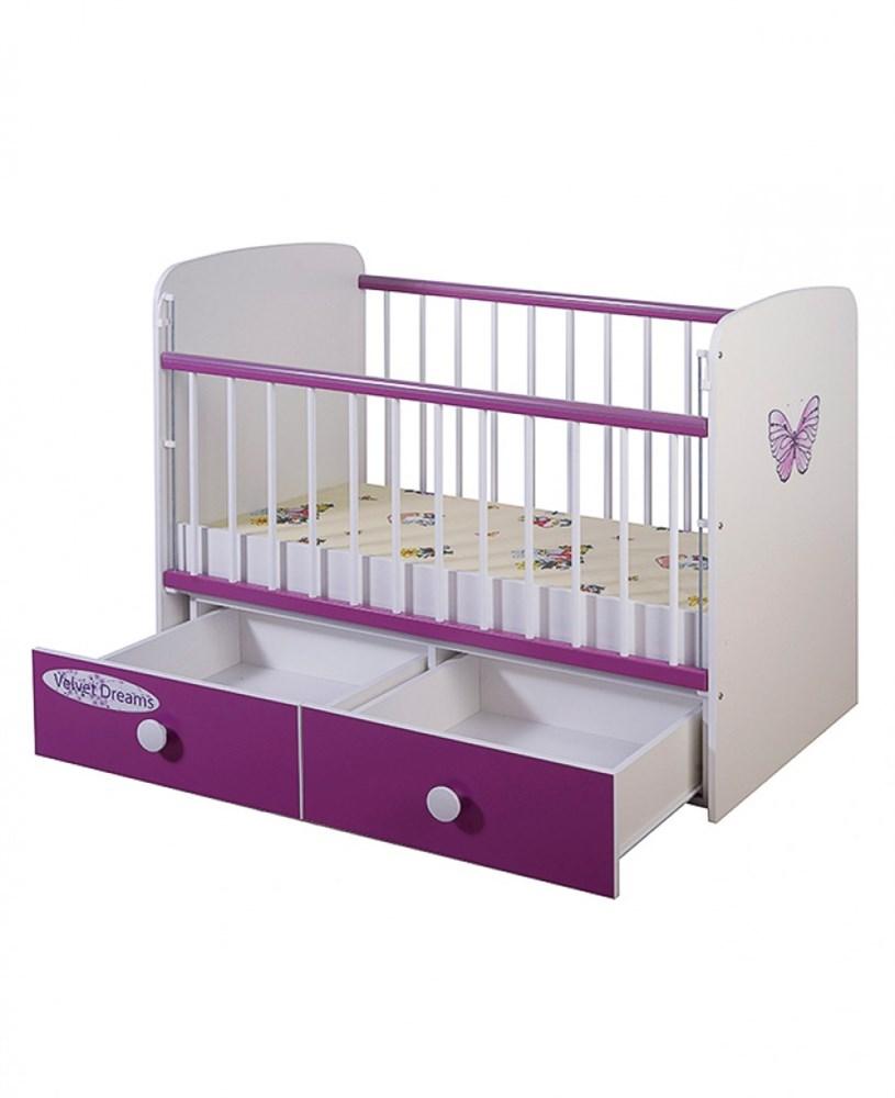 Кроватка для новорожденных Glamvers Magic Plus(Фиолетовый)