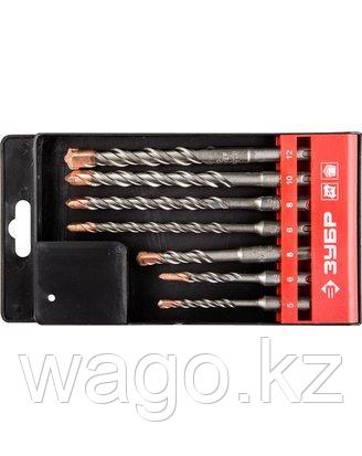 ЗУБР Набор буров SDS-plus 7 шт: 5 х 110, 6 х 110, 8 х 110, 6 х 160, 8 х 160, 10 х 160, 12 х 160 мм, фото 2