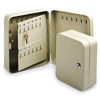 Ящик на 20 ключей с замком, серый