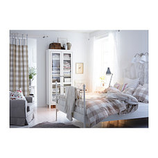 Кровать ЛЕЙРВИК белый/Лонсет 140x200 см ИКЕА, IKEA, фото 3