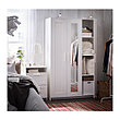 Шкаф 3-дверный БРИМНЭС белый 117x190 см ИКЕА, IKEA, фото 4