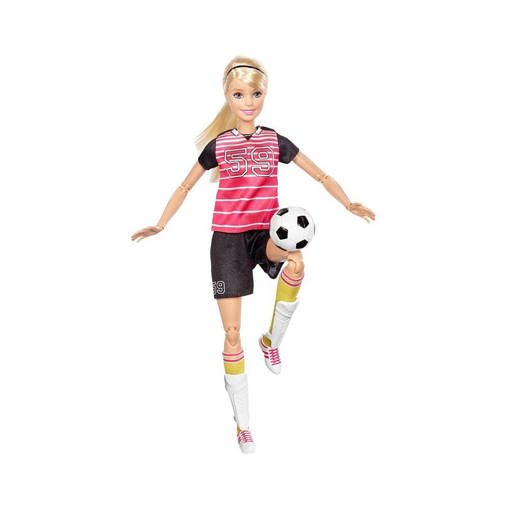 Barbie "Безграничные движения" Кукла Барби Блондинка - Футболистка - фото 2 - id-p46256646
