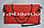 Клатч с декоративной застежкой-пуговицей красный 9070, фото 3