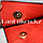 Клатч с ручкой-браслетом красный 9078, фото 6