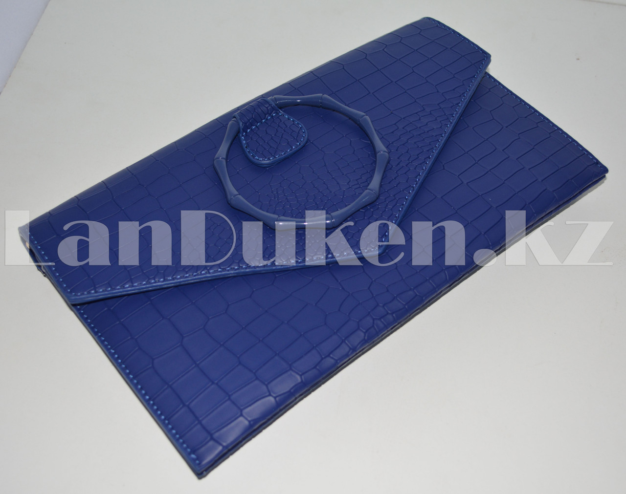 Клатч с ручкой-браслетом синий HO18 - фото 4 - id-p46226620