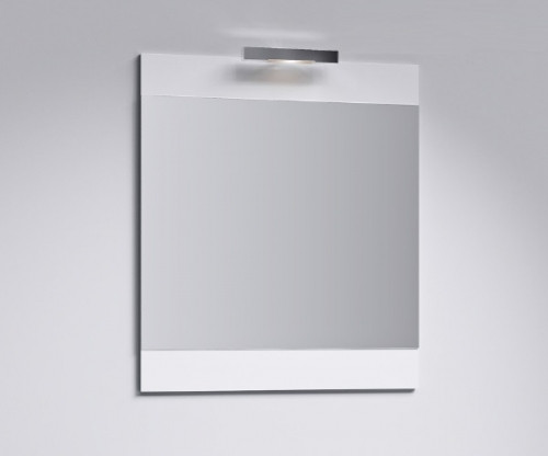 Панель Aqwella Brig 70 с зеркалом и светильником, цвет белый Br.02.07/W