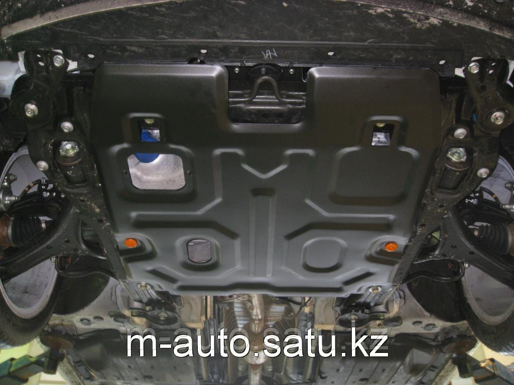 Защита картера двигателя и кпп на Nissan Qashqai/Ниссан Кашкай 2007- - фото 3 - id-p3025363