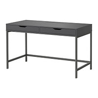 Стол писменный АЛЕКС серый ИКЕА, IKEA, фото 1