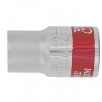 Головка торцевая, 12 мм, 12-гранная, CrV, под квадрат 1/2", хромированная MATRIX MASTER 13684 (002)