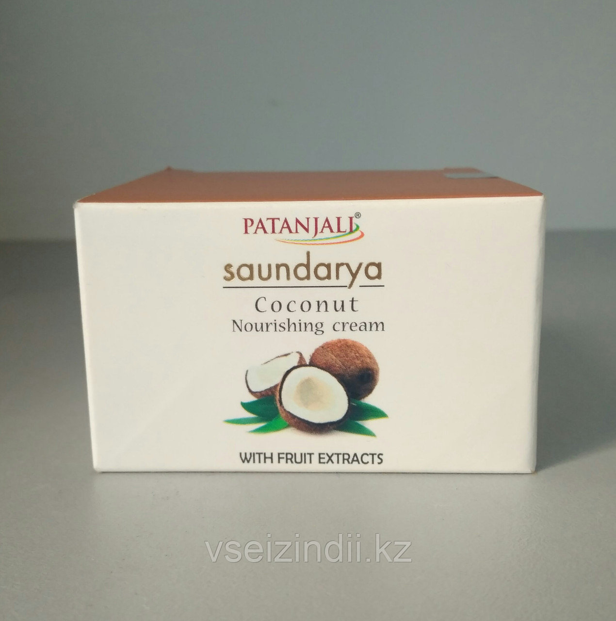 Крем питательный с кокосом Саундарья, Патанджали (Patandjali Saundarya coconut cream), 50 гр