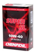 Моторное масло CHEMPIOIL Super SL 10w40 5 литров