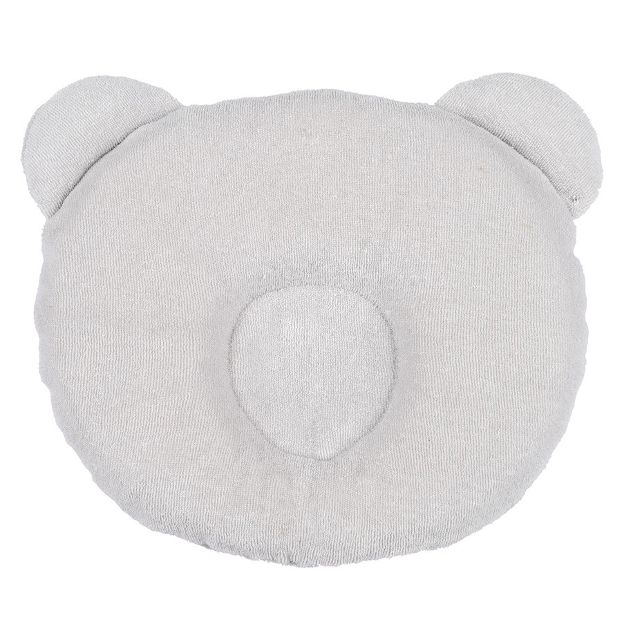 Подушка анатомическая Candide Панда Grey Panda pillow 21x19cm, Серая