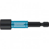 Бита с торцевой головкой Nut-Driver с магнитом, 10мм, S2 Gross 11619 (002)