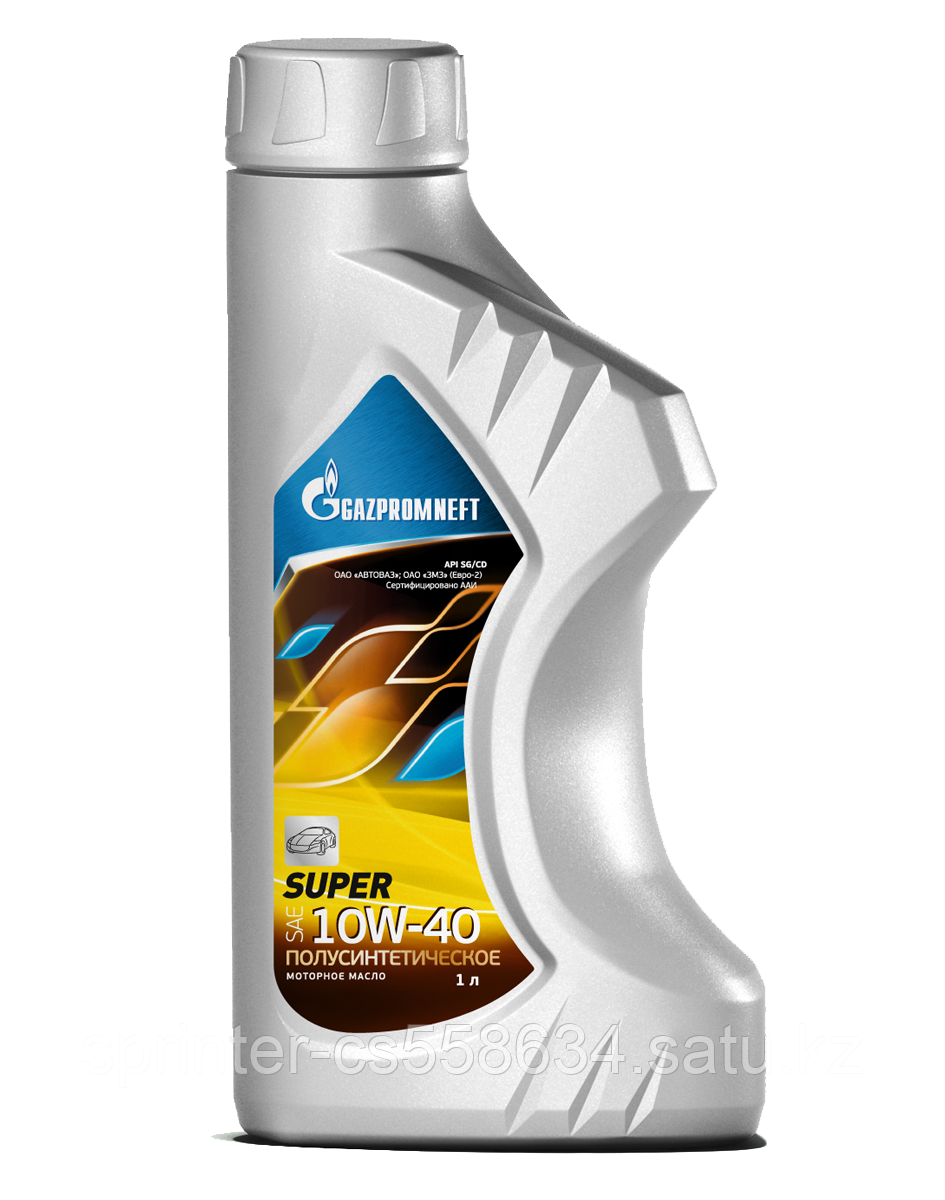 Моторное масло GAZPROMNEFT SUPER SG/CD 10w40 1 литр