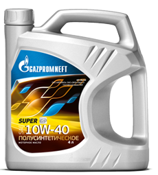 Моторное масло GAZPROMNEFT SUPER SG/CD 10w40 4 литра
