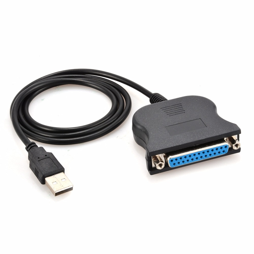Кабель c USB в LPT порт (Parallel Printer) параллельный порт DB25