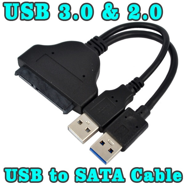 Адаптер для подключения USB 3.0+2,0 в SSD/HDD 2.5" - фото 1 - id-p46309895