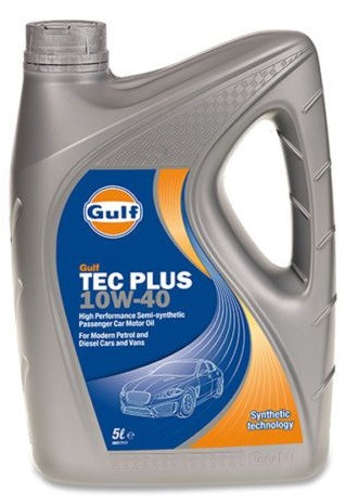 Моторное масло GULF TEC Plus 10w40 5 литров
