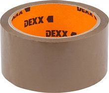 Лента DEXX клеящая упаковочная, коричневая, 40мкм, 48мм х 50м