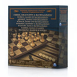 Настольная игра Spin Master 3-в-1 шахматы/ шашки/ нарды, фото 2