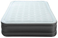 Кровать надувная Intex 152х203х46 см, max 273 кг Intex 64486, поверхность флок, встроенный насос