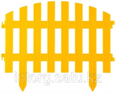 Забор декоративный GRINDA "АР ДЕКО", 28x300см, желтый - фото 1 - id-p40186646