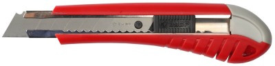 Нож ЗУБР "МАСТЕР" с выдвижным сегментированным лезвием, сталь У8А, 18мм - фото 1 - id-p40190362