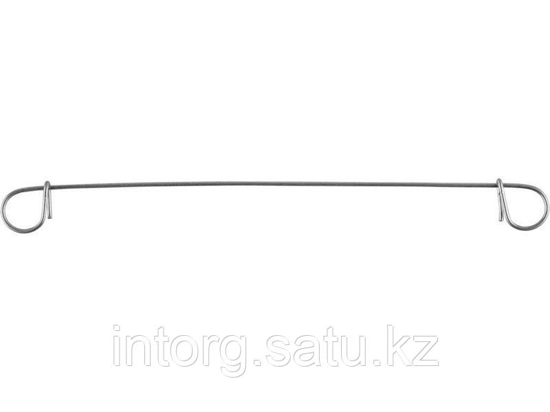 Проволока ЗУБР "СТАНДАРТ" оцинков гальванизиров для вязки арматуры с кольцами, сумм d=38 мм, d=1,2 мм, L=140 - фото 1 - id-p40198810