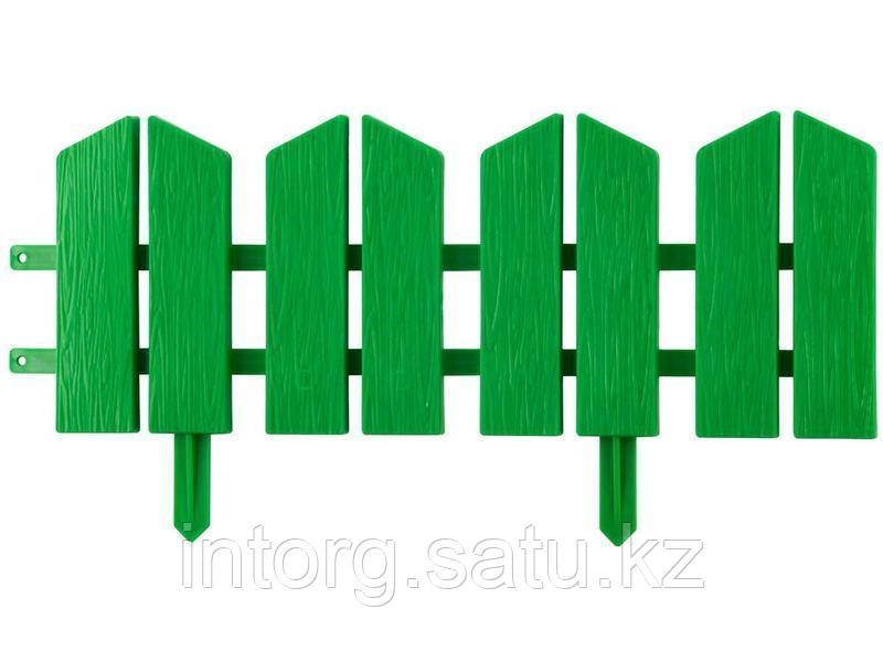 Бордюр декоративный GRINDA "ЛЕТНИЙ САД", 16х300см, зеленый