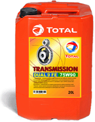 Синтетическое трансмиссионное масло Total TRANSMISSION DUAL 9 FE 75W-90 20л. для МКПП, Мостов, Раздаток