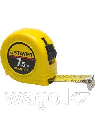 РУЛЕТКА ИЗМЕРИТЕЛЬНАЯ STAYER 34014-07-25, МASTER MAXTAPE, ПЛАСТИКОВЫЙ КОРПУС, 7 М Х 25 ММ, фото 2