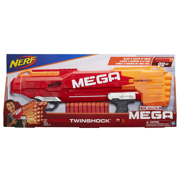 Hasbro Nerf B9894 НЁРФ МЕГА Твиншок (бластер)