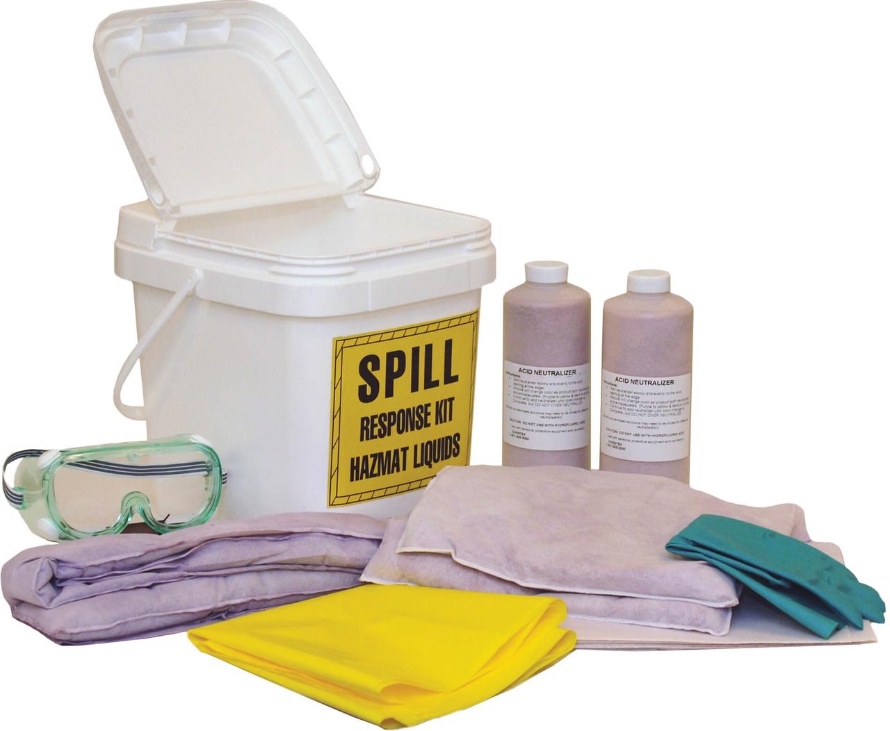 Acid Neutralizing Spill Kit Набор для нейтрализации и поглощения кислотных разливов