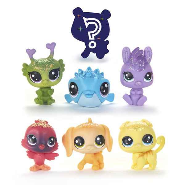 Hasbro Littlest Pet Shop C0795 Литлс Пет Шоп: Радужная колллекция - 7 радужных петов