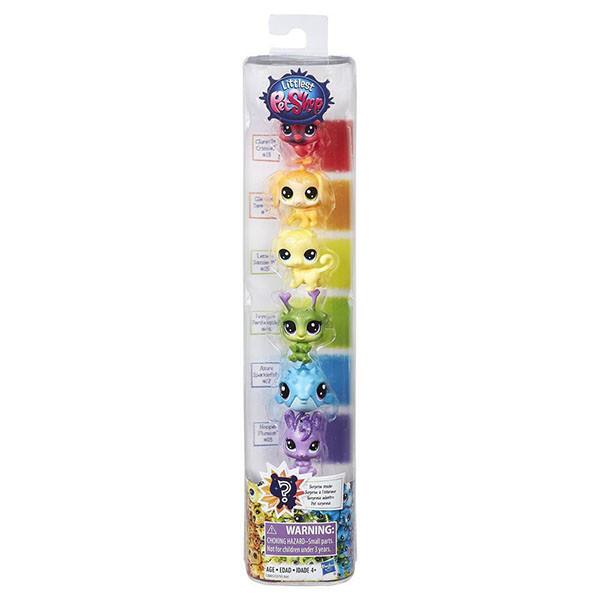Hasbro Littlest Pet Shop C0795 Литлс Пет Шоп: Радужная колллекция - 7 радужных петов