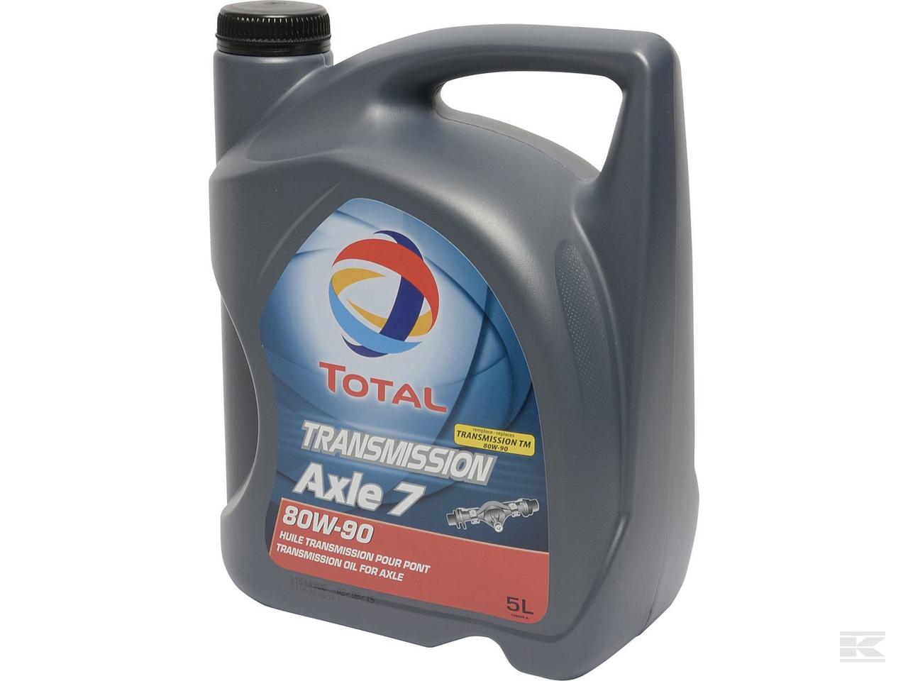 Трансмиссионное масло Total TRANSMISSION AXLE 7 80W90 5л. для Мостов, Раздаток, МКПП