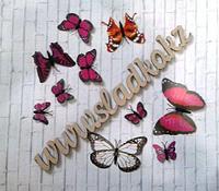 Бабочки декоративные на магнитах в ассортименте