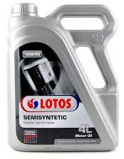 Моторное масло LOTOS SEMISYNTETIC THERMAL CONTROL 10w40 4 литра