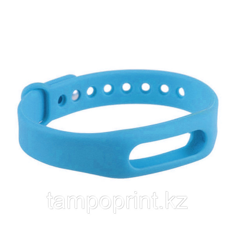 Ремешок силиконовый для фитнес-браслета Xiaomi Mi Band 1s Pulse голубой