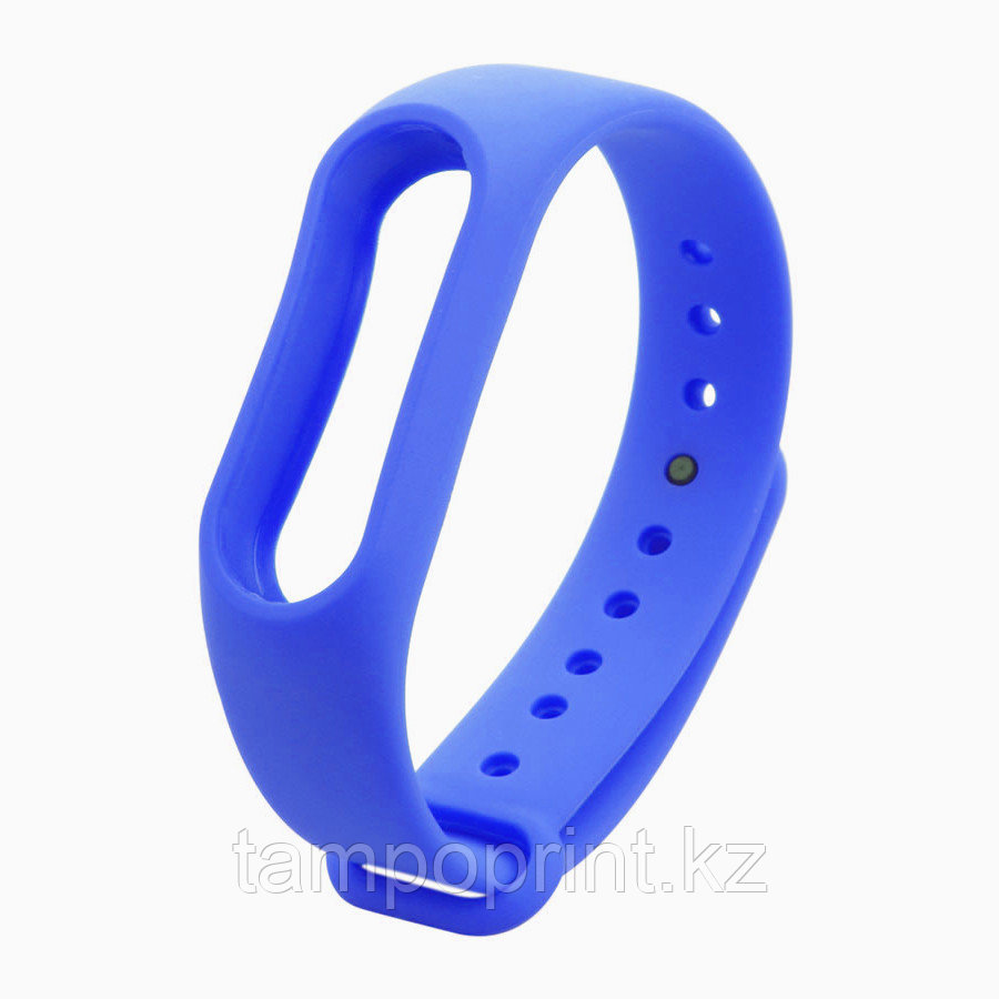 Ремешок силиконовый для фитнес-браслета Xiaomi MI Band 2 синий