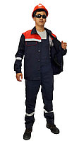 Костюм рабочий темно-синий с красным, фото 2