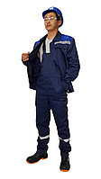 Рабочий костюм темно-синий с синим, фото 3