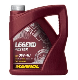 Моторное масло MANNOL Legend+Ester 0w40 4 литра