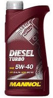 Моторное масло MANNOL Diesel Turbo 5w40 1 литр