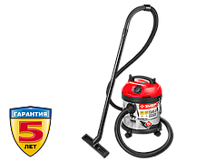 Пылесос строительный, ЗУБР ПУ-20-1400 М3, модель М3-20, 20 л, 1400 Вт, сухая и влажная уборка