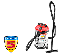 Пылесос строительный, ЗУБР ПУ-30-1400 М3, модель М3-20, 20 л, 1400 Вт, сухая и влажная уборка