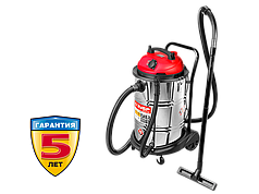 Пылесос строительный, ЗУБР ПУ-60-1400 М4, модель М4-60, 60 л, 1400 Вт, сухая и влажная уборка