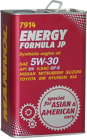 Моторное масло MANNOL Energy Formula JP 5w30 4 литра